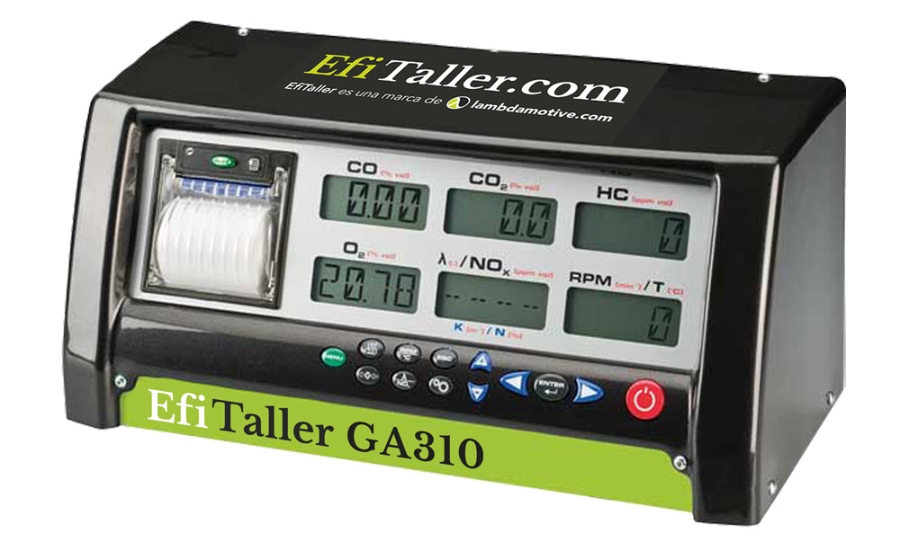 EfiTaller GA310 y GA320, analizadores de gases de escape gasolina