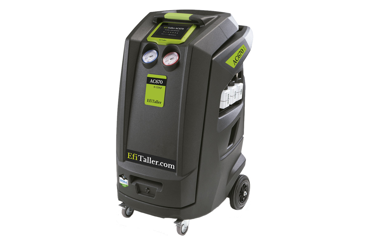 EfiTaller AC670, equipo de carga A/C - gas R-1234YF